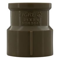 Luva de Redução com Rosca Soldável Tigre 25mm x 3/4"