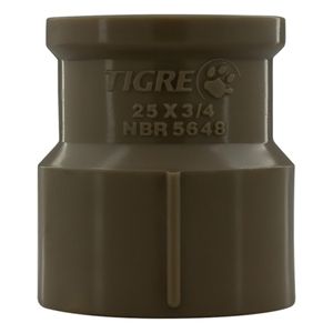 Luva de Redução com Rosca Soldável Tigre 25mm x 3/4"