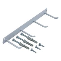 Suporte Branco Pendure RZFIX 4 Ganchos