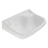 Lavatório Branco de Plástico Krona 36cm x 26cm