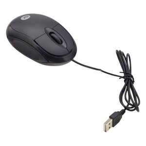 Mouse Óptico com Fio USB Scroll Bright Preto