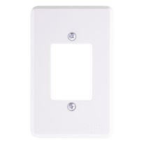 Placa Branca com 3 Postos Mec-Tronic Clássica 4x2"