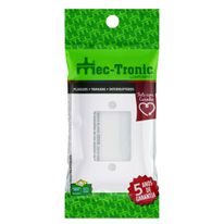 Placa Branca com 3 Postos Mec-Tronic Millenium 4x2"