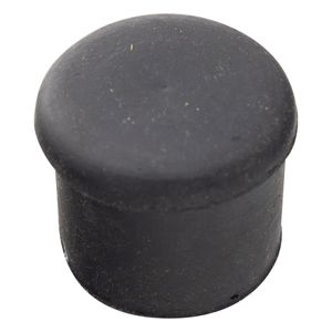 Pé para Cadeira de Borracha Std Preto 1 1/4"