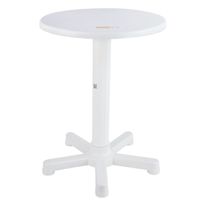 Mesa Plástica Branca Redonda Tramontina Capri
