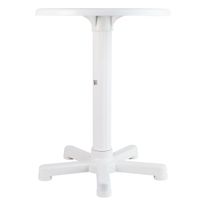 Mesa Plástica Branca Redonda Tramontina Capri