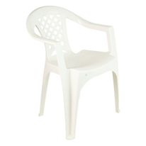 Poltrona Plástica Branca Tramontina Iguape