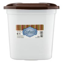Pote Quadrado para Açúcar Plasmont 1,8l