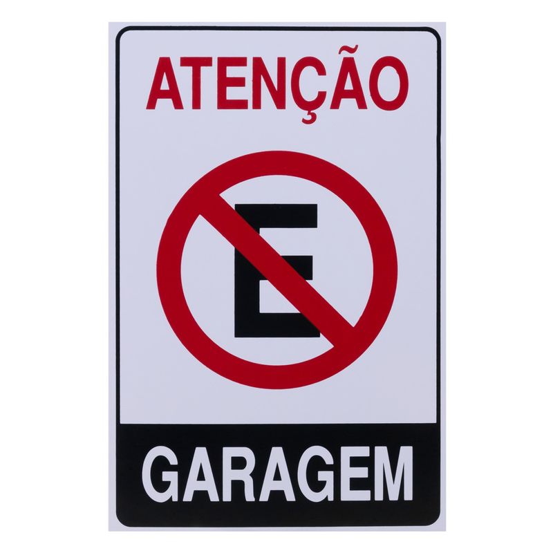 Placa-de-Sinalizaao-Garagem-Acesso-20cm-x-30xmFrontal1