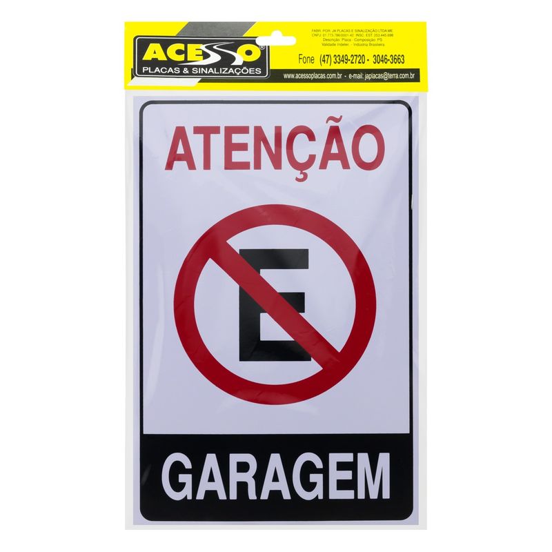 Placa-de-Sinalizaao-Garagem-Acesso-20cm-x-30xmFrontal2