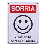 Placa-de-Sinalizaao-Sorria-Ja-Placas-15cm-x-20cmForadaEmbalagem1