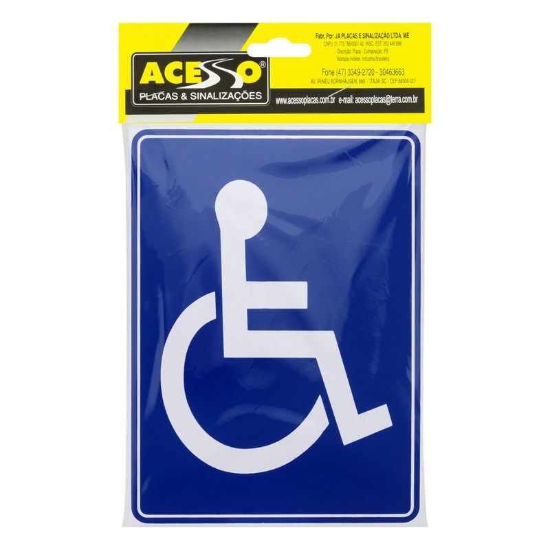 Placa-de-Sinalizaao-Portador-de-Necessidade-Especial-Acesso-15cm-x-20cmFrontal2