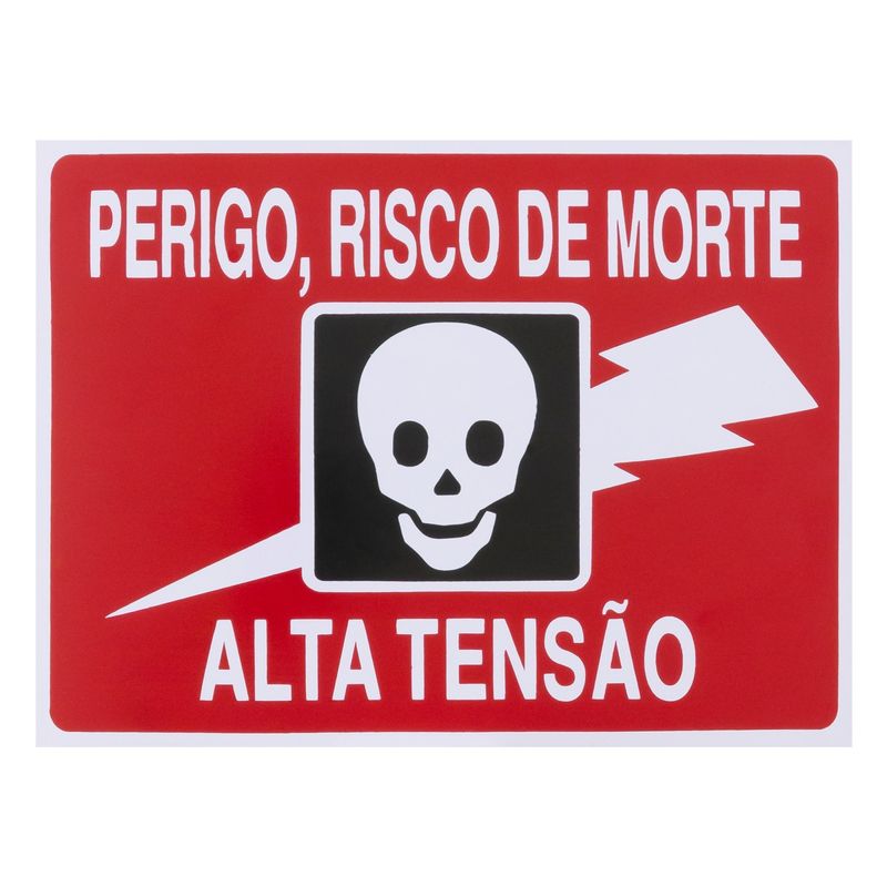 Placa-de-Sinalizaao-Perigo-Alta-Tensao-Acesso-15cm-x-20cmFrontal1