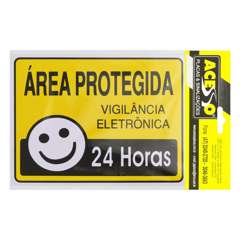 Placa-de-Sinalizaao-Area-Protegida-Acesso-15cm-x-20cmFrontal2