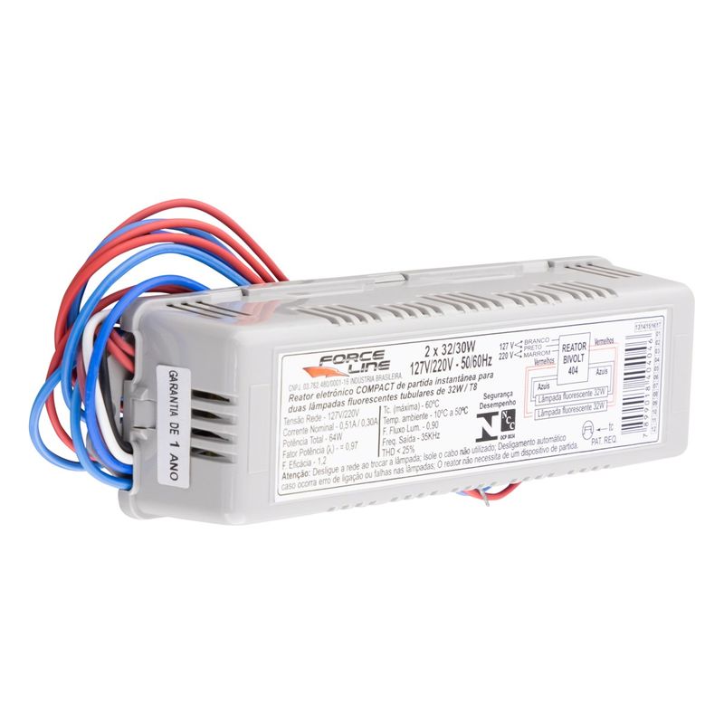 Reator-Eletronico-Compact-2-Lampada-Force-Line-64W-BivoltAngularEsquerda2