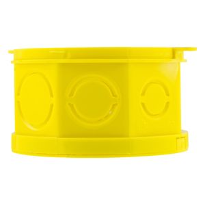 Caixa de Luz Amarela Octogonal Tigre Flex 4x4"