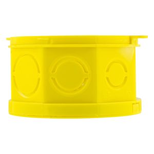 Caixa de Luz Amarela Octogonal Tigre Flex 4x4"