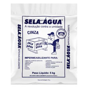 Impermeabilizante Sela Água 5kg Cinza