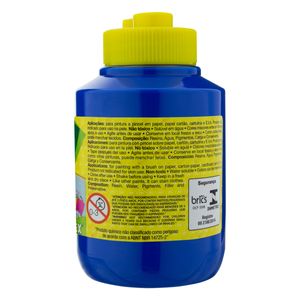 Tinta Guache Azul Turquesa Acrilex 250ml