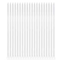 Abraçadeira de Nylon Branca Vonder 100mm x 2,5mm 20 unidades