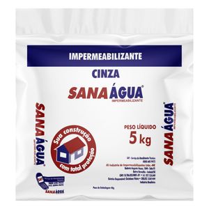 Impermeabilizante em Pó Sana Água 5kg Cinza