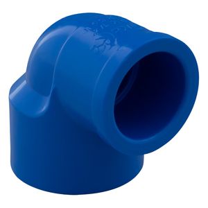 Joelho Soldável Azul com Bucha de Latão 90° Tigre 20mm x 1/2"