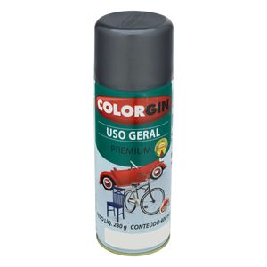 Tinta Spray Uso Geral Colorgin 400ml Grafite Roda