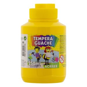 Tinta Guache Amarela Acrilex 250ml