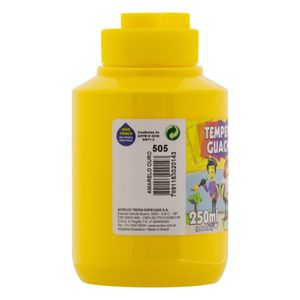 Tinta Guache Amarela Acrilex 250ml