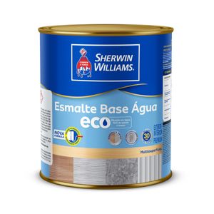 Tinta Esmalte Sintético Base D'Água Acetinada Sherwin Williams 900ml Branca