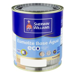 Tinta Esmalte Sintético Base D'Água Acetinada Sherwin Williams 900ml Branca