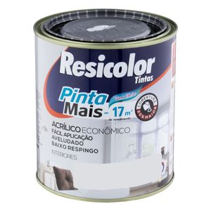 Tinta Acrílica Fosca Resicolor Pinta Mais 900ml Branca