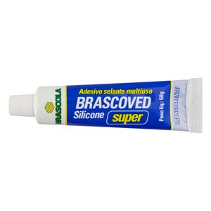 Silicone Acético Multiuso Incolor Brascola Brascoved 50g