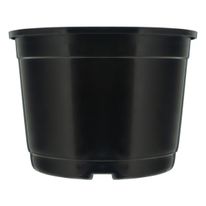 Vaso Plástico Preto Nutriplan n.° 3