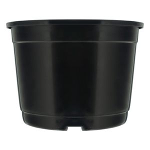 Vaso Plástico Preto Nutriplan n.° 3