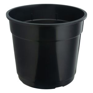 Vaso Plástico Preto Nutriplan n.° 5