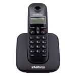 Telefone-sem-Fio-TS-3110-Preto-IntelbrasFrontal1