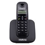 Telefone-sem-Fio-TS-3110-Preto-IntelbrasFrontal1