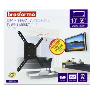 Suporte para TV Inclinável Brasforma 10" a 55" 40kg