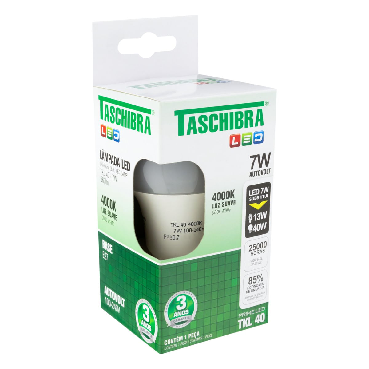 LâmpadaLedTKL40Taschibra4000K7WAutovoltAngularEsquerda2