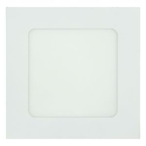 Painel Led de Embutir Branco Quadrado Taschibra Lux 6W 3000K