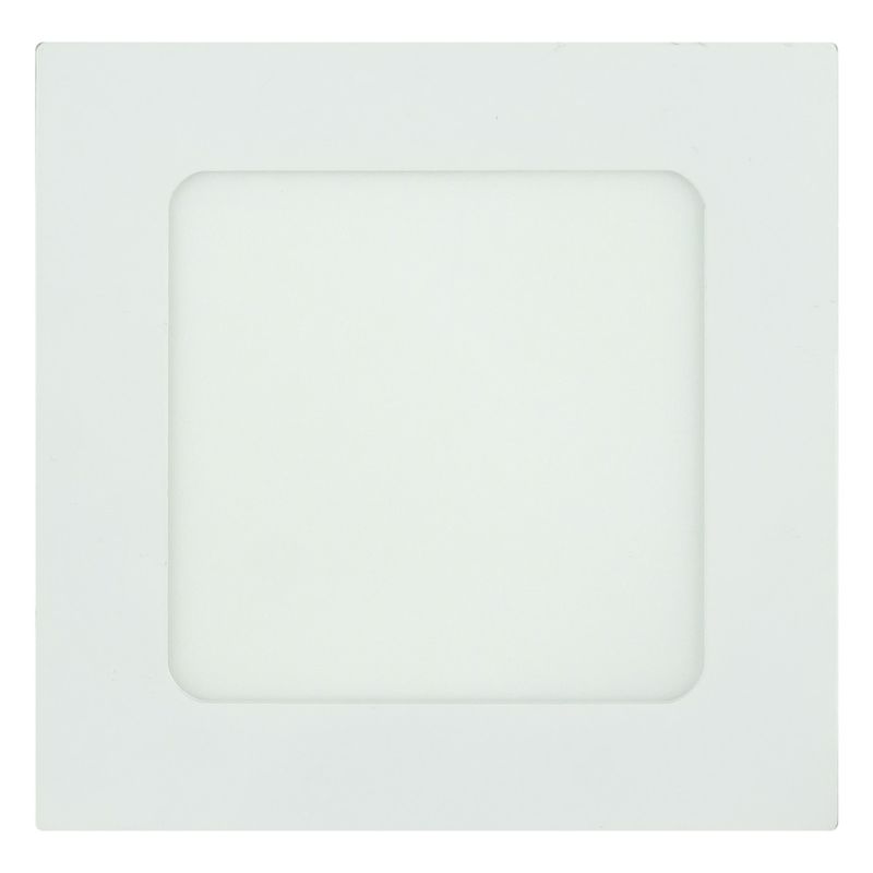 Painel-Led-de-Embutir-Branco-Quadrado-Taschibra-Lux-6W-3000K-AutovoltFrontal1