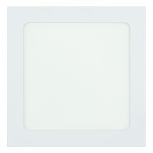 Painel Led de Embutir Branco Quadrado Taschibra Lux 12W 3000K