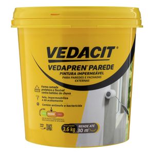 Tinta Impermeável Vedapren Vedacit 3,6kg Branca