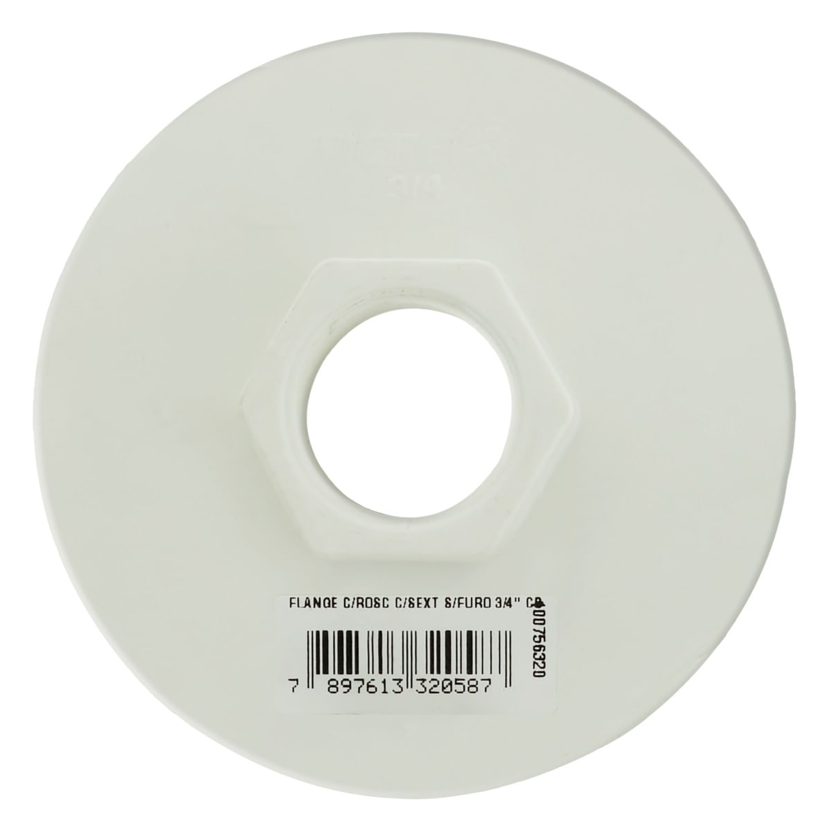 FlangeAdaptadoracomRoscaTigre3/4``SextavadoTopo2