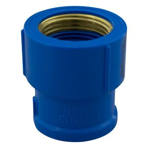 Luva Soldável Azul com Bucha de Latão Tigre 25mm x 3/4"