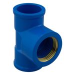 Te--Soldavel-Azul-com-Bucha-de-Latao-Tigre-25mm-x-3-4--AngularDireita1