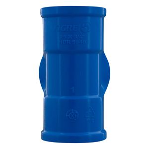 Tê  Soldável Azul com Bucha de Latão Tigre 25mm x 3/4"