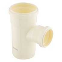 Tê  de Redução para Esgoto Krona 75mm x 50mm