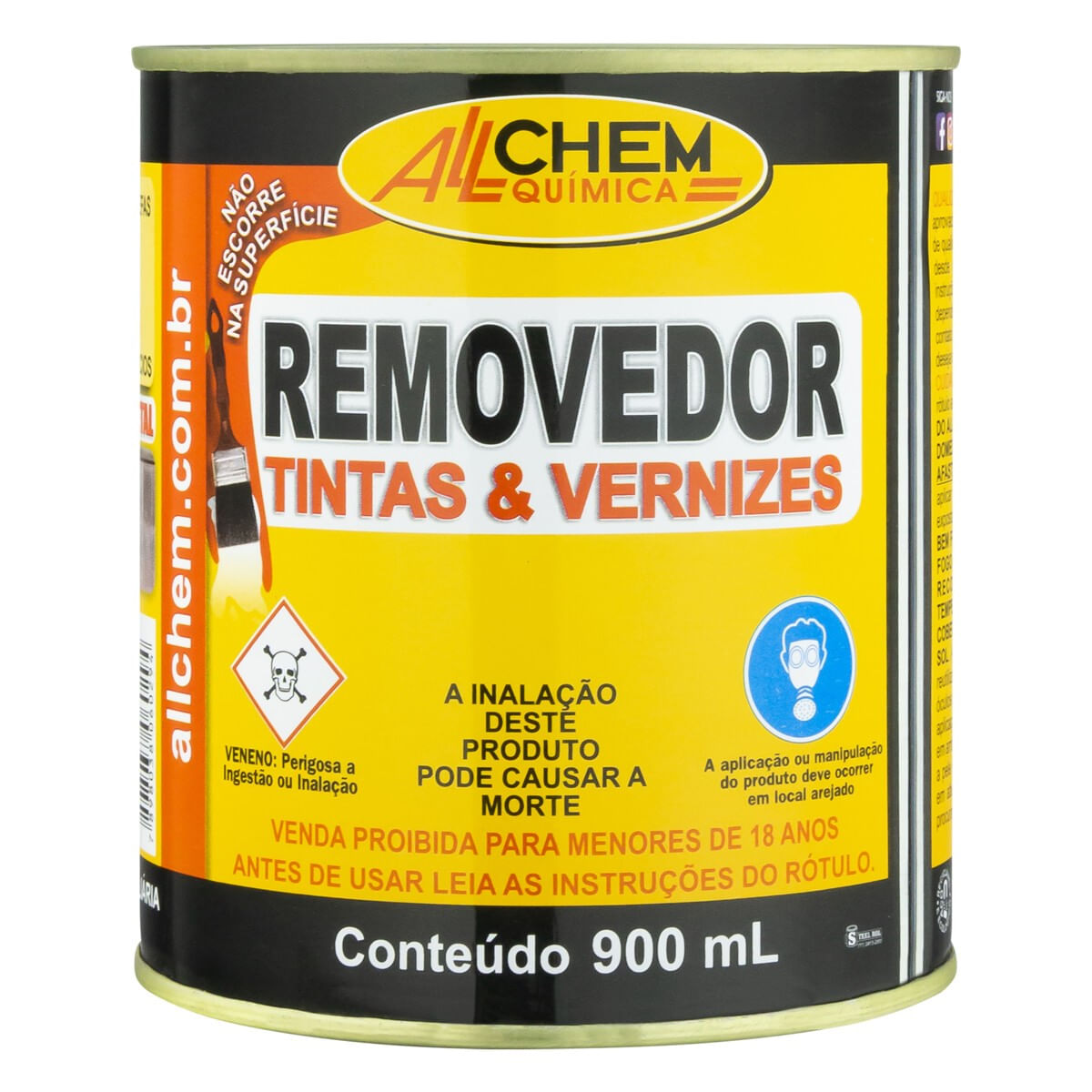 RemovedordeTintaeVernizAllchem900mlFrontal1